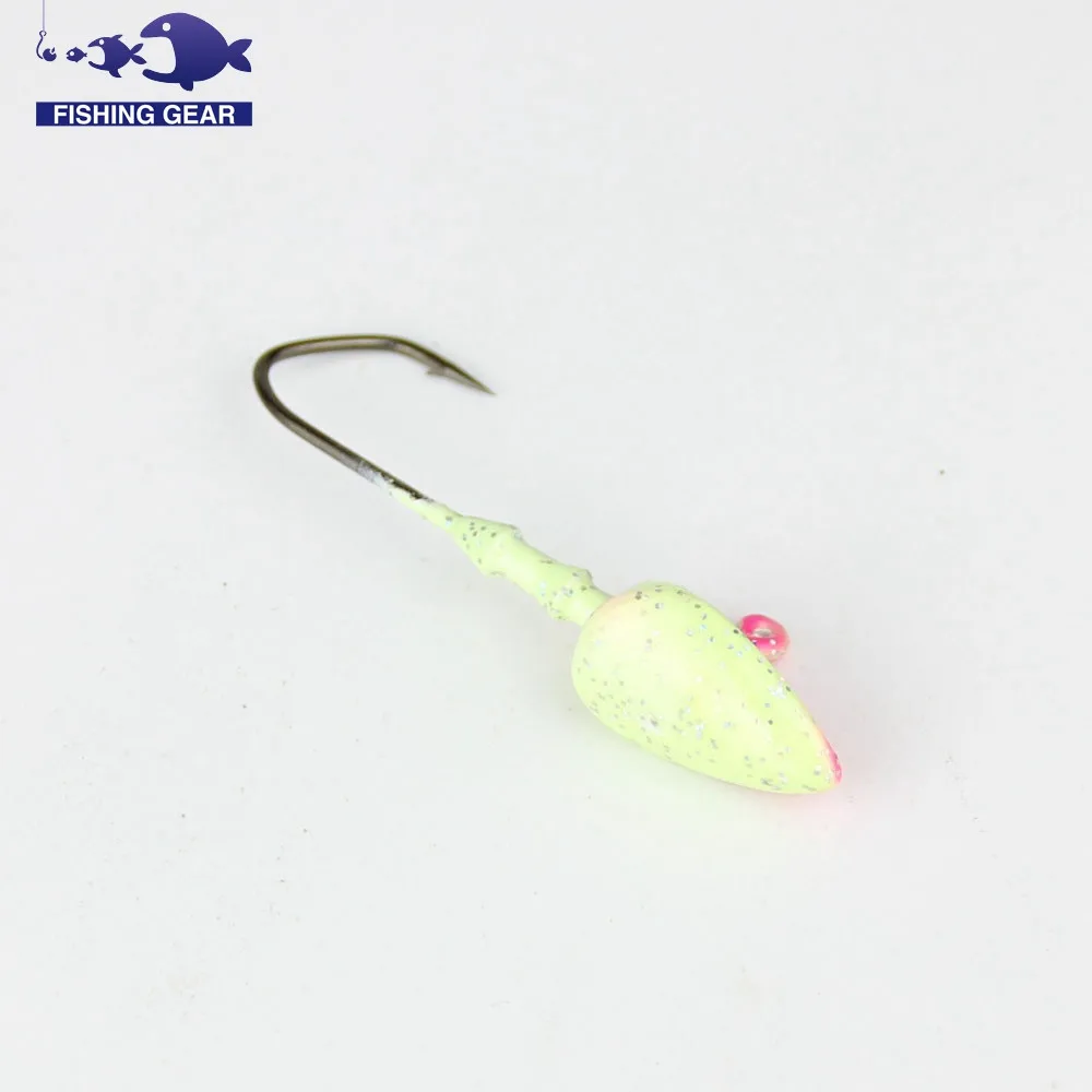 14g fishing lead jig head hook 3pcs sea bass ice carp fishing hooks lead head triangle jig head bait fishing leurre peche pesca  (7)