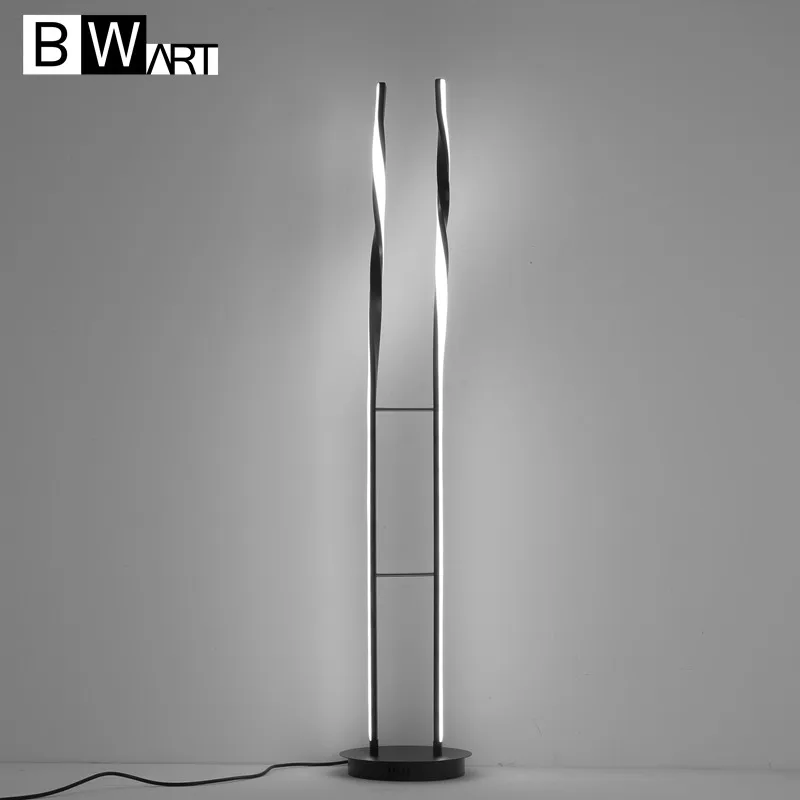 BWART, современный светодиодный торшер, алюминиевый Торшер для гостиной, спальни, столовой, крыльца, стоячий светильник, напольный светильник