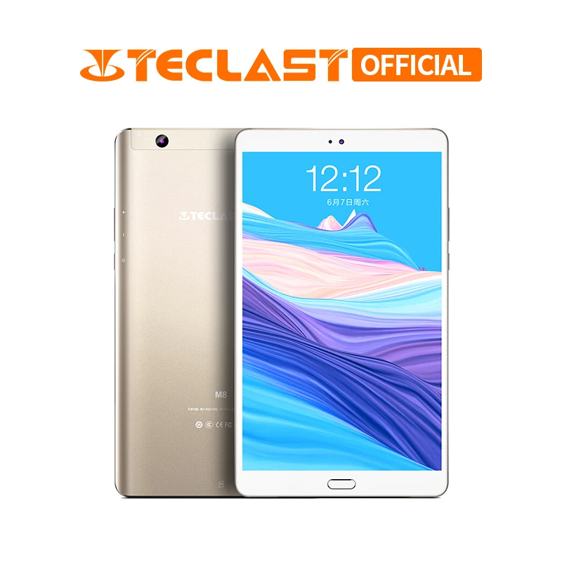 8 4 дюймов 2560x1600 Teclast M8 Android 7 1 планшетный ПК Allwinner A63 четырехъядерный планшет 3 ГБ ОЗУ