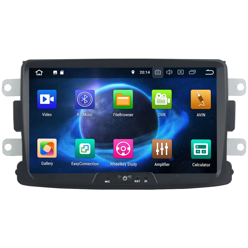 Excellent KLYDE Octa Core 4G Android 8.0 4GB RAM 32GB ROM Car DVD Player Radio For Renault Duster Dacia Lada Sandero Captur Xray 2 Logan 2 1