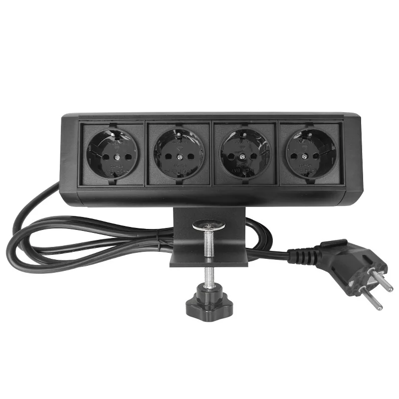 

Desktop clamp desktop European power desktop socket European standard power desktop socket