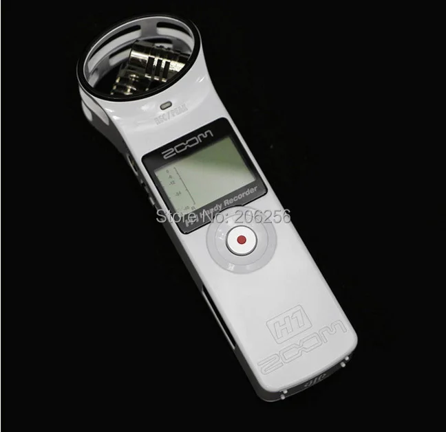 White ZOOM H1 professional music meeting recorder SLR micro movie