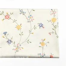 50*160 см цветочный из хлопчатобумажной ткани счетчиками для детей infantiles платья подушки одеяло постельные принадлежности Простыня швейная ткань материал D30