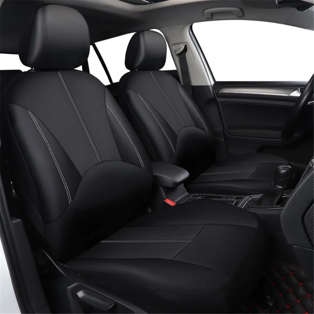 

Automobile Seat Covers Set High Quality Four Seasons Universal Pu Leather Car Seat Covers Seat Protector Fit For Most Car 9 Pcs