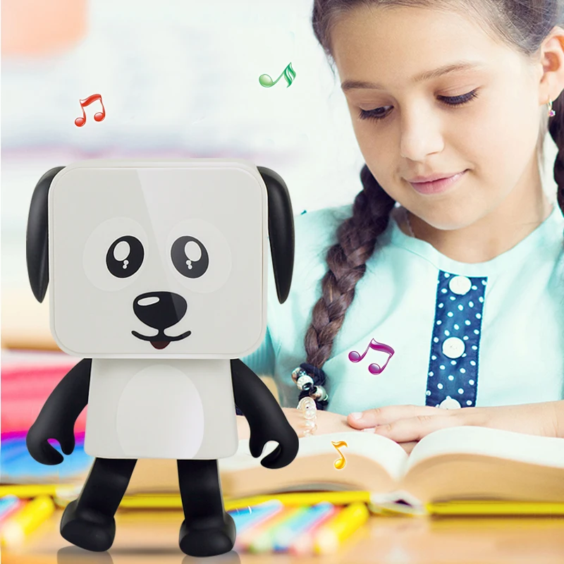 

Smart Bluetooth Speaker Dancing Wireless Robot Electronic column dance Music moblie phone speakers For cell phone
