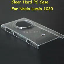 Для Nokia Lumia 1020 4,5 дюйма тонкий кристально прозрачный Жесткий ПК задний Чехол DIY защитный чехол