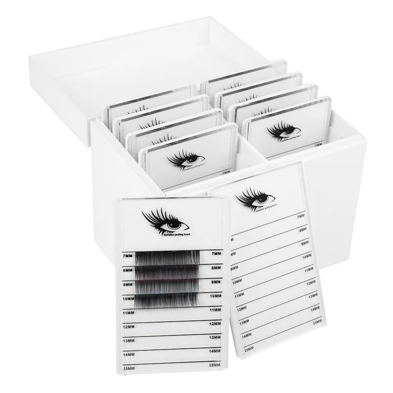 

10 Layers Makeup Organizer False Eyelashes Glue Pallet Holder Grafting Eyelashes Extension Make Up Tool Eyelash Storage Box