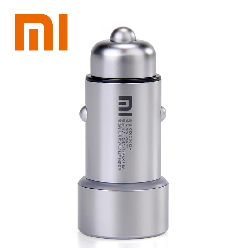 

Original Xiaomi Car Charger Dual USB Car-Charger Quick Charge Competiable with Most smart Phones Tablet PC for Samsung iPhone