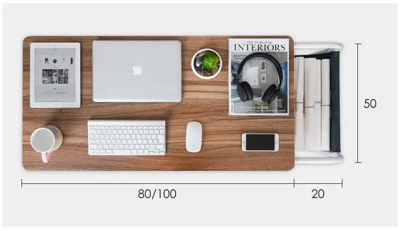 Современный простой стол для ноутбука, домашний компьютерный стол, экономичный Рабочий стол для гостиной, спальни, 50x80 см, 50x100 см