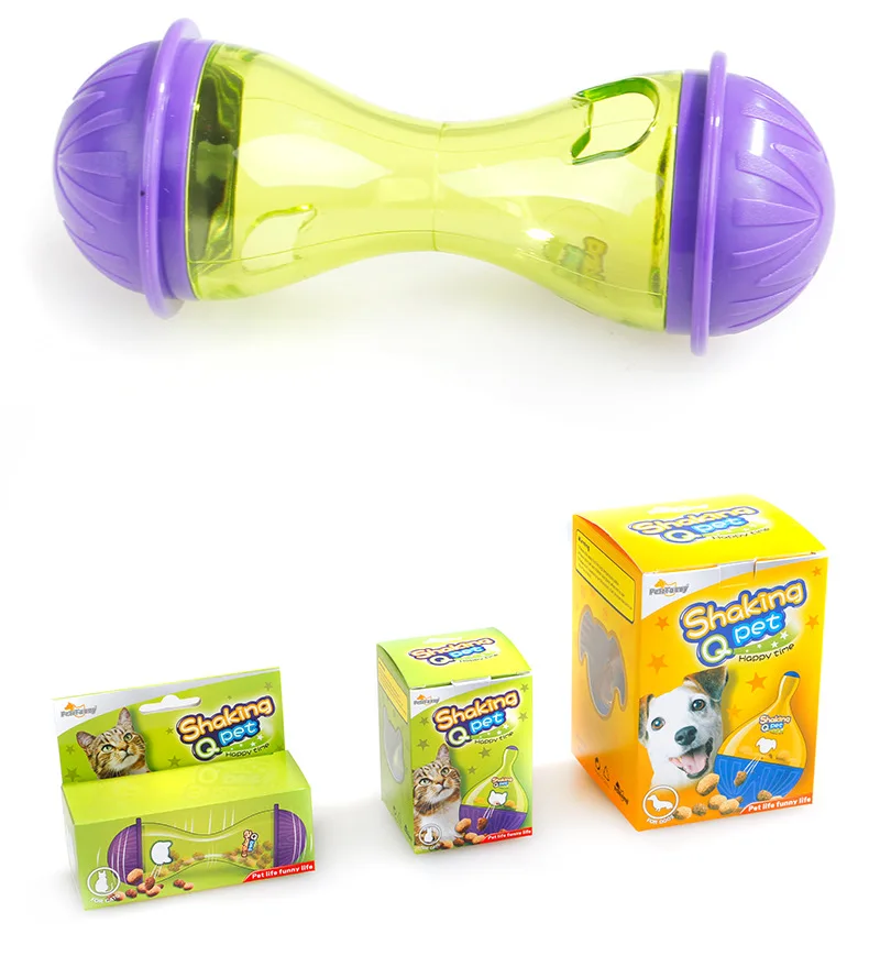 Interactive Cat Toy IQ Treat Ball Smarter Pet Toys Food Ball Food Dispenser For Cats Playing Training Balls Pet Supplies jolly ball