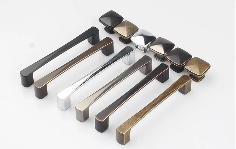 

SUCIN Furniture Handle & Knob 10PCS Dresser Pull Zinc Alloy Kitchen Cabinet Bathroom Hardware Drawer Pulls Door Handle 11268
