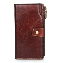 New Europe Brand Wallet Long Creative Unisex Card Holder Casual Zip Ladies Clutch Genuine Leather Cluch Coin Purse Carteiras
