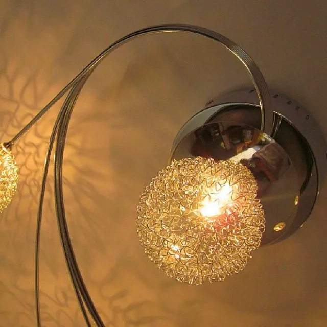 indoor-lighting-suitable-for-bedroom-glass-ceiling-light-aluminium-lamp-home-lighting-Silver-color (2)