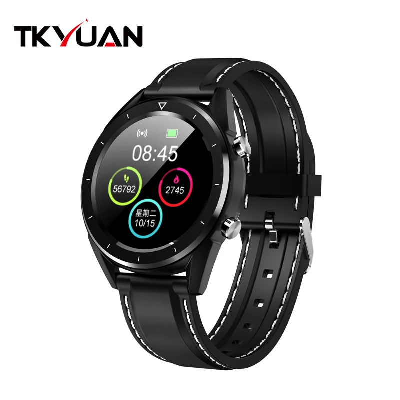 

TKYUAN IP68 Waterproof DT28 Men Smart Watch Payment ECG Heart Rate Monitor Fitness Tracker Wristband Smart Band Sport Wristwatch