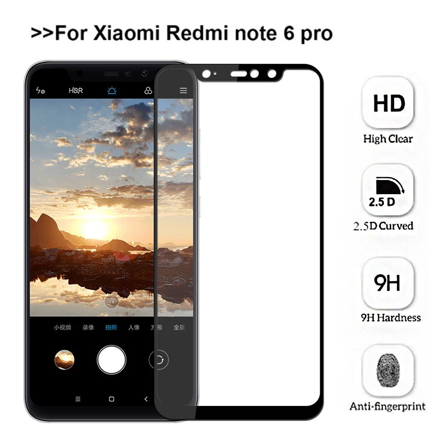 Global-Vers-o-Xiaomi-Redmi-Nota-6-Pro-Vidro-Temperado-6-26-polegada-6-MOFi-Xiaomi