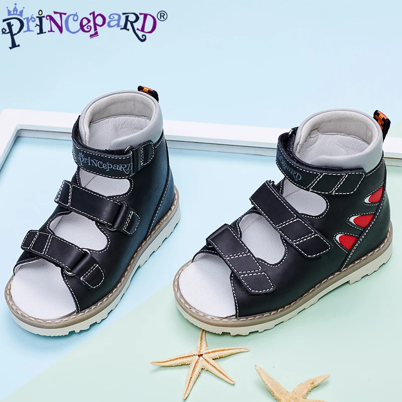 Princepard новые летние детские ортопедические сандалии профессиональная ортопедическая подошва и ортопедические стельки Размер 20-36