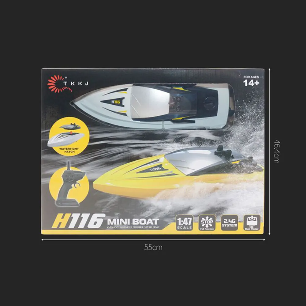 Забавная скоростная лодка Rc Начальная способность гоночная лодка для Rc лодки Прямая