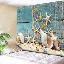 Wood Starfish Conch Decorative Tapestry Wall Hanging Hippie Boho Tapestry Bohemian Retro Turquoise Green Blanket Beach Towel Wood Starfish Conch Decorative Tapestry Wall Hanging Hippie Boho Tapestry Bohemian Retro Turquoise Green Blanket Beach Towel