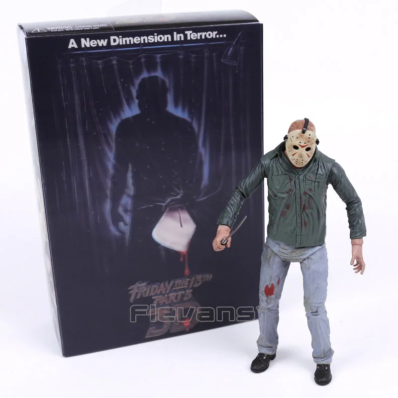 NECA Friday the 13th Jason Voorhees " ПВХ фигурка Коллекционная модель игрушки - Цвет: 3D Jason