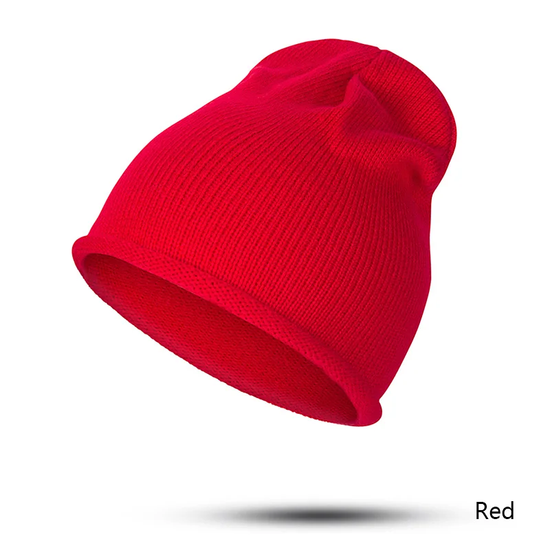 SIMPLESHOW модная зимняя теплая шапка Повседневная одноцветная шапка Skullies Beanies Дамская шапка брендовая шапка для женщин дизайн - Цвет: E