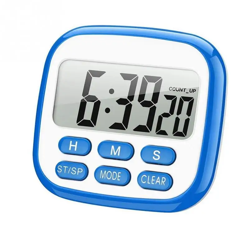 

1pc Loud Sound Timer Tools Stopwatch Clock Alarm Timing Count Down Kitchen LCD