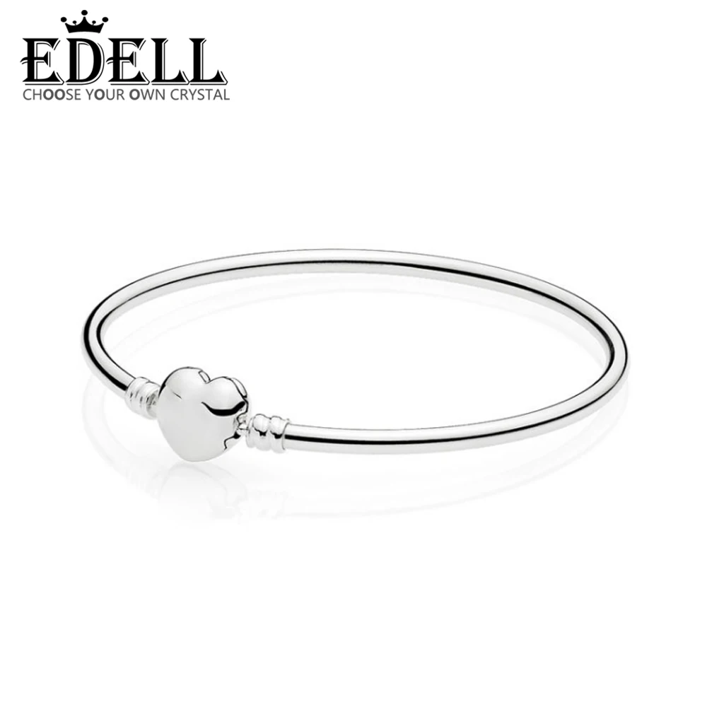 

EDELL 100% 925 Sterling Silver 1:1 Authentic 596268 Charm Bracelet Original Women Jewelry