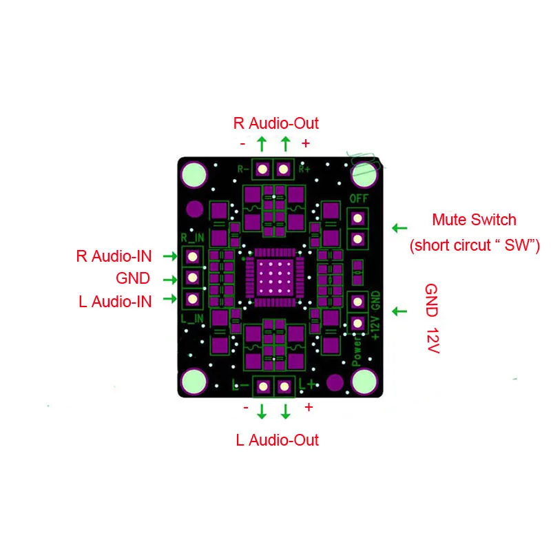 PAM8610 Amplificatore стерео 2x15 Вт Модуль 12 в аудио усилитель плата двухканальный D Класс ШИМ Hi-Fi усилитель модуль