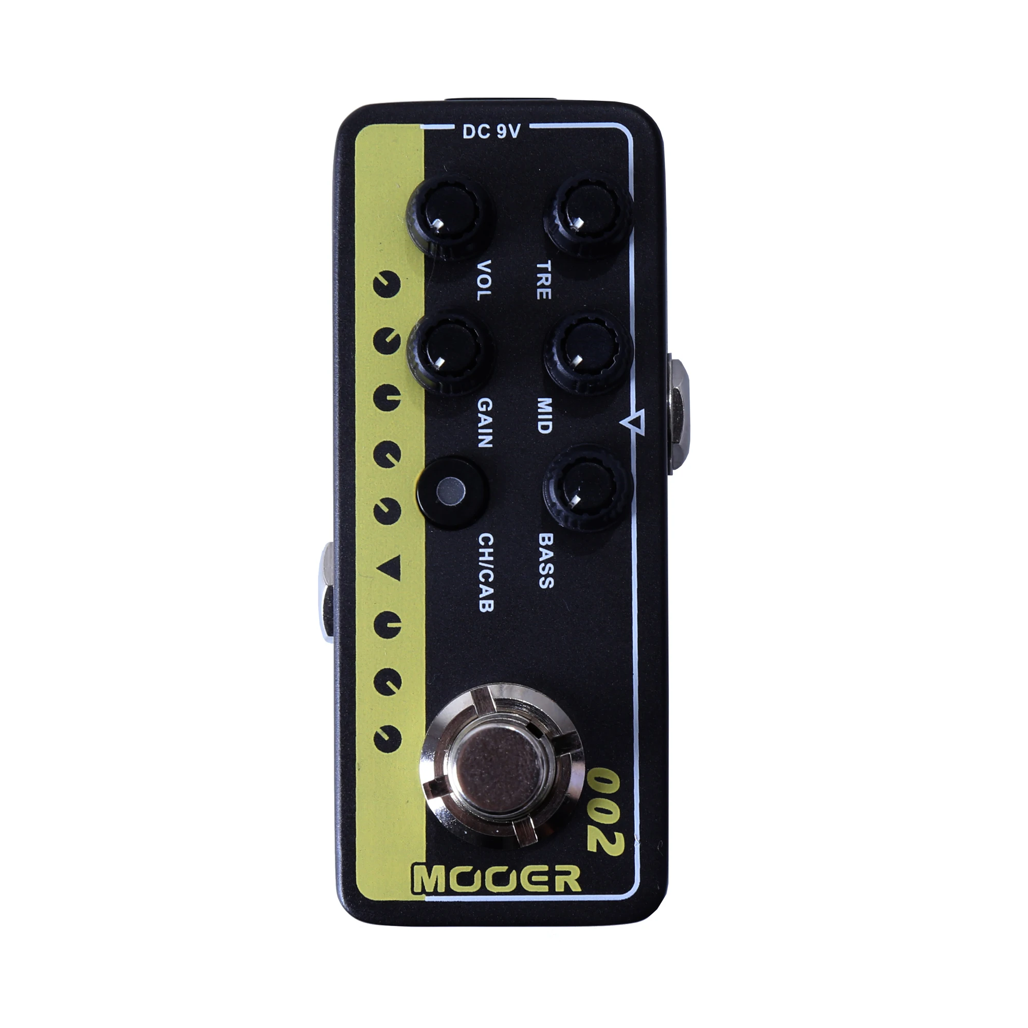 Mooer UK Golden 900 Guitar Effect Pedal Electric Bass Gain Volume Controls Micro Dual Channel
