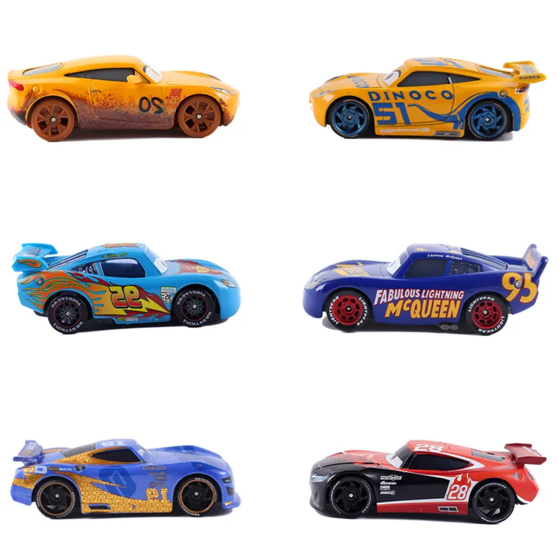 

Cars Disney Pixar car 2 Car 3 Snot Rod & DJ & Boost & Wingo Metal Diecast Toy Car 1:55 Loose Brand New In Stock Children's gift
