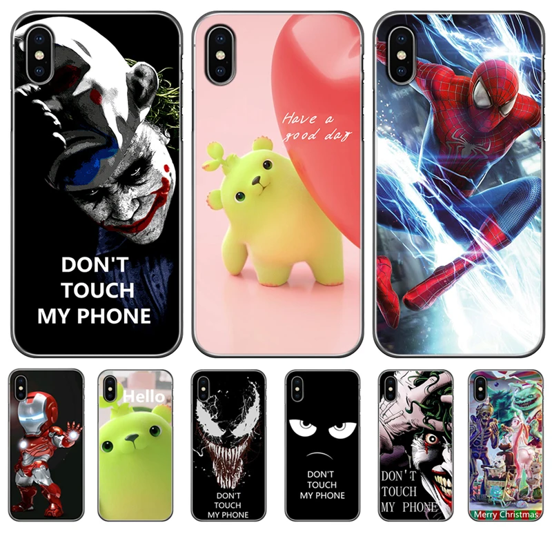Не трогайте мой телефон Venom милый чехол для iPhone 5 5S SE 6 6S Plus 7 8 X XS MAX XR Чехол классный
