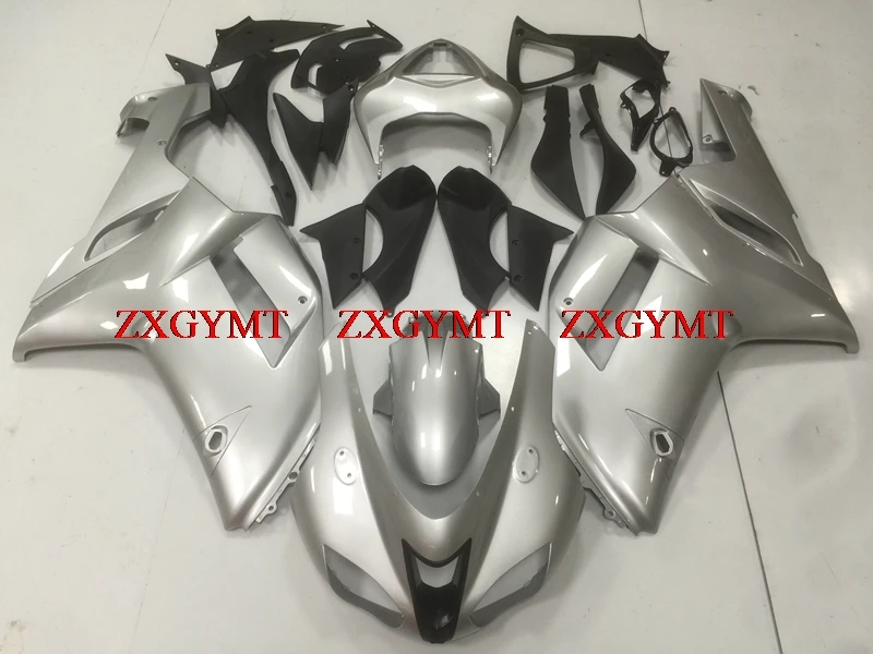

Bodywork for Zx6r 2007 - 2008 Plastic Fairings Zx6r 2008 Silver Black Body Kits Zx6r 08