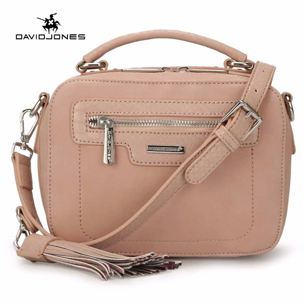 Buy DAVIDJONES women serpentine crossbody bags PU