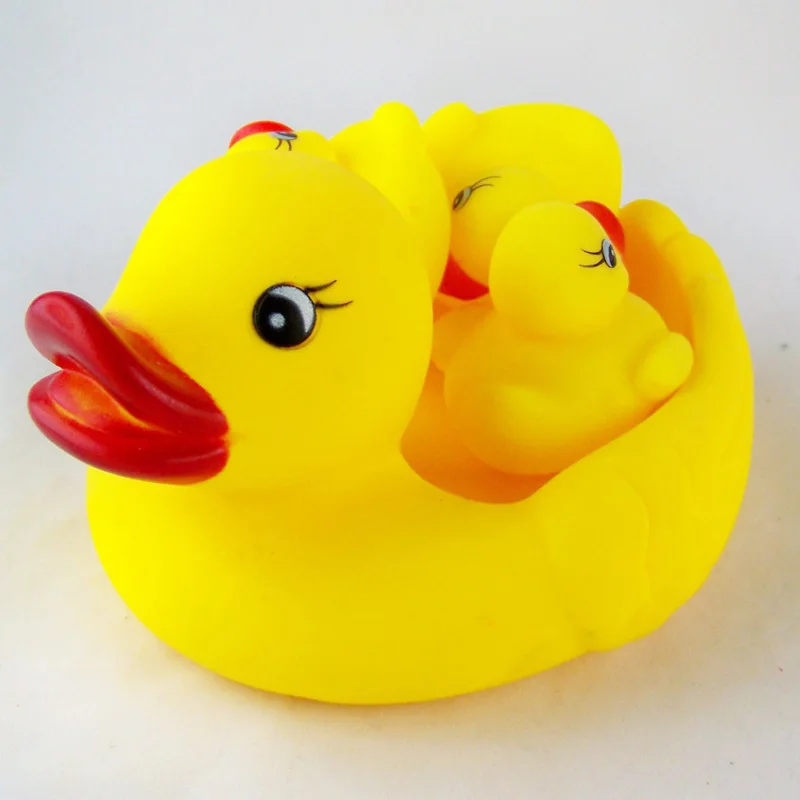 Baby Splash Toys Lovely Ducks Play Water Baby Toys Kid Squeeze Sound