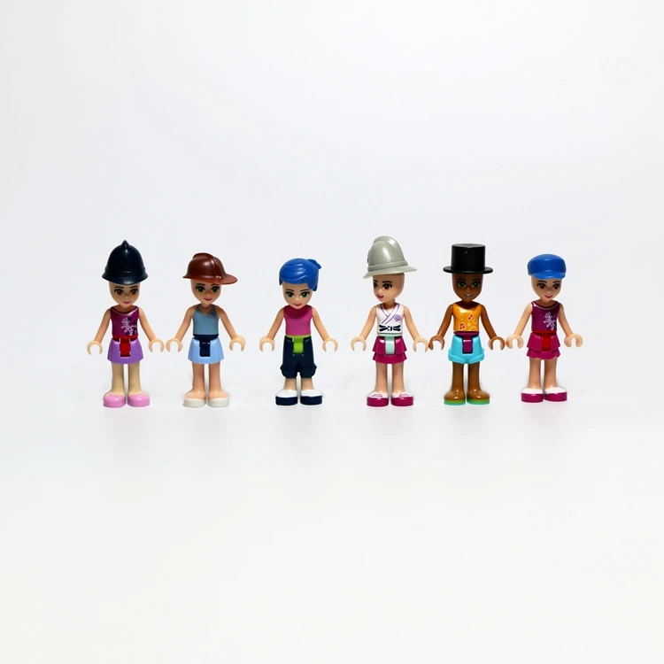 1 шт. 5 мини фигурки строительные фигуры для Playmobil рисунок 4 см произвольные блоки