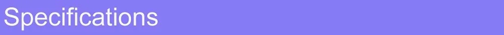 specification