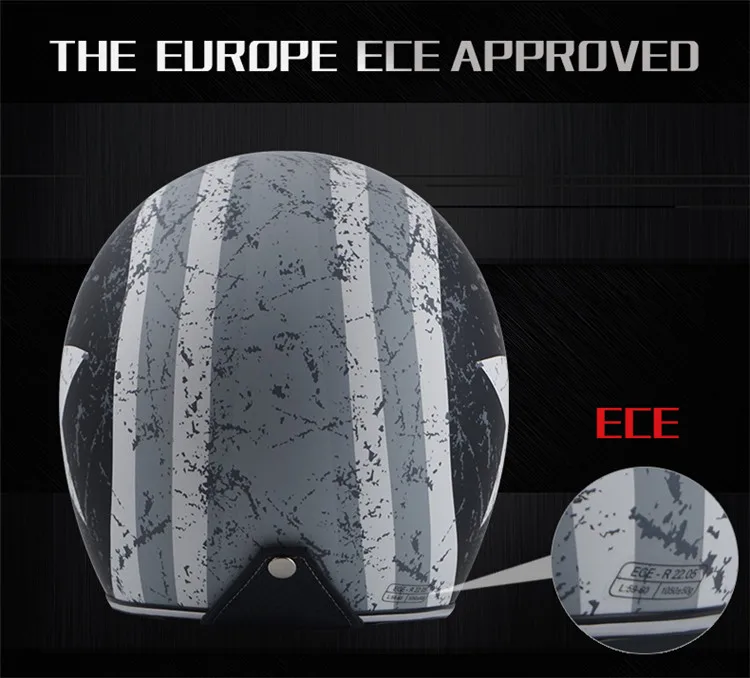 Cheap retro open face helmet