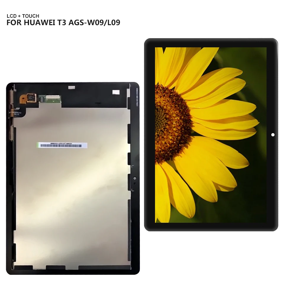 Экран 9 6 дюйма для Huawei MediaPad T3 10 ЖК дисплей с сенсорной панелью и стеклянным