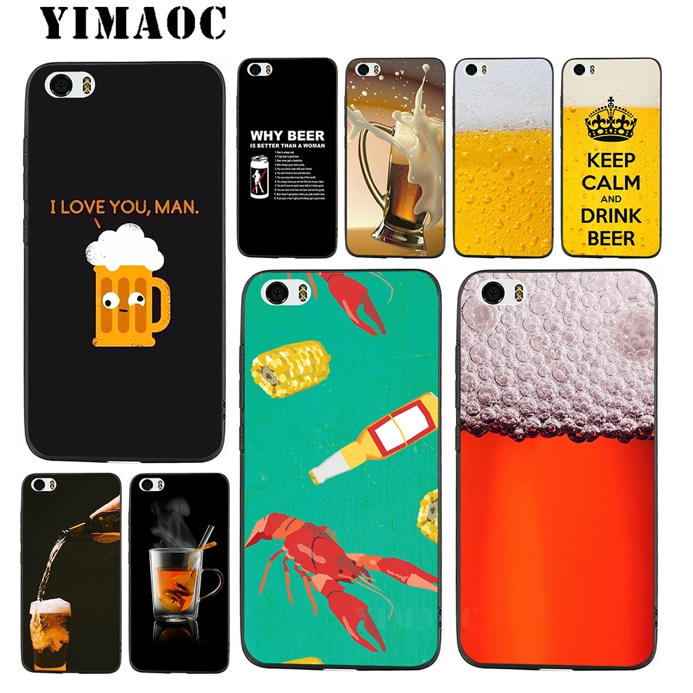Мягкий силиконовый чехол YIMAOC Drink a Bear для Xiao mi Red 6 Note 4X 4A 5A 5 Plus A1 A2 Pro Lite 8 |