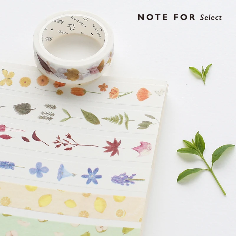 Plants/Food/Seasons Kawaii Japanese Washi Tape DIY Scrapbooking Decorative Sticker Cartoon