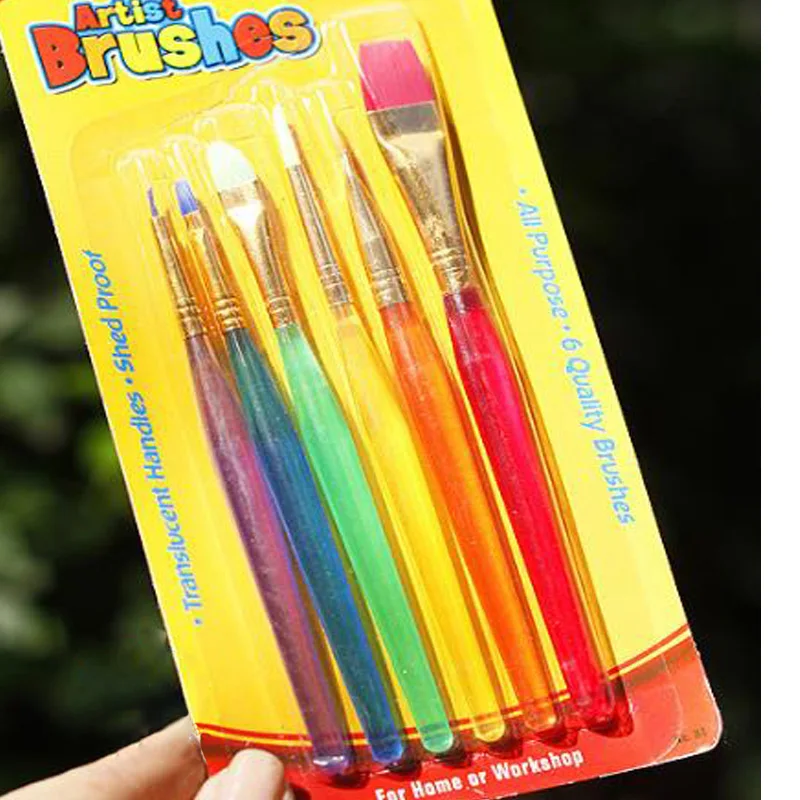 

Unique Creative Fondant Baking Cake Color Pen Stylish Crystal Handle Design Embroidery Cream Color Toner Brushes for Drawing