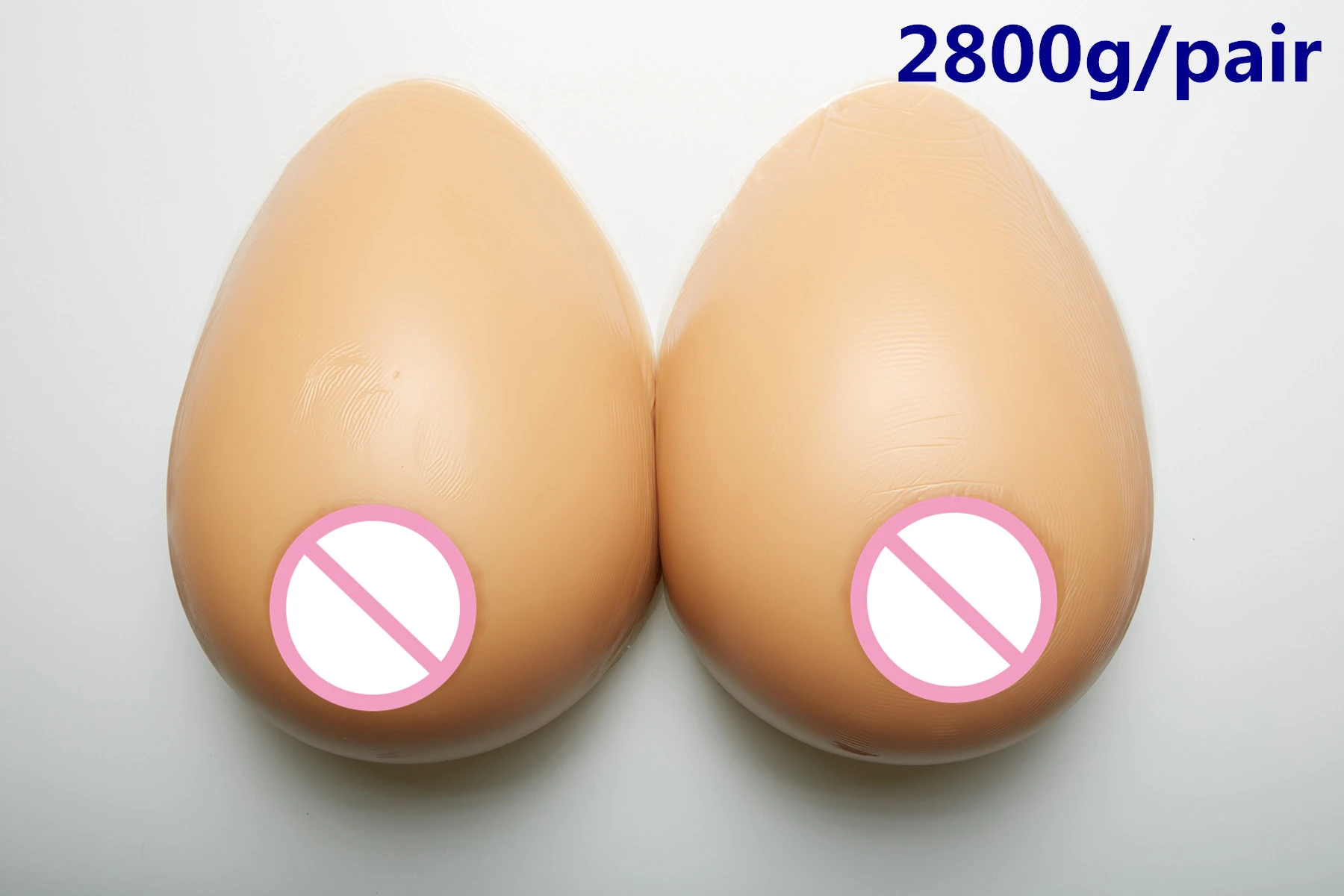 2800g/pair Full Breast Enhance Milk Realistic Forms Adhesive Fake Boobs Silicone Crossdresser |