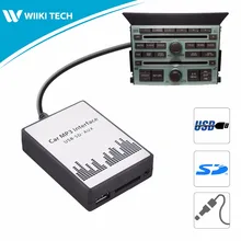 APPS2Car Car Radio USB SD AUX Interface Digital Music Changer Mp3 Adapter for Honda Pilot 2006-2011 fits selected OEM Radios