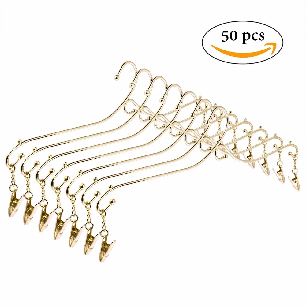 Вешалка для нижнего белья Hangerlink из золотистого металла вешалка бюстгальтера (50