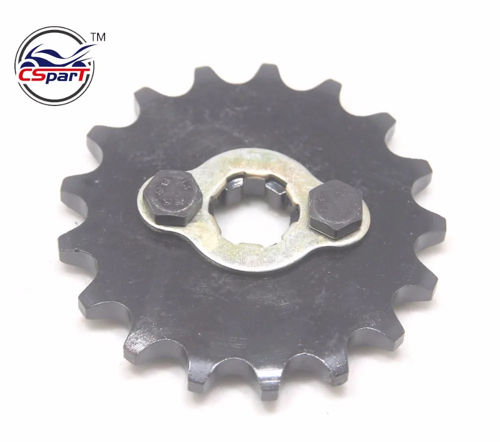 Передняя Звездочка двигателя для мотоцикла Honda 9T 10T 11T 12T 13T 14T 15T 16T 17T 18T Tooth 420 ID 20