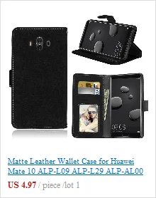 Флип Чехол Для huawei Коврики 10 ALP-L09 ALP-L29 ALP-AL00 бумажник 9 отделениями для карточек для huawei Коврики 10 стенд держатель из матовой кожи ракушками