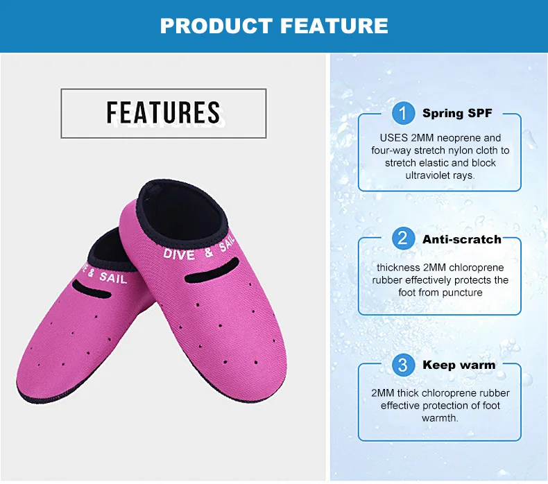 1 (2)3mm Water Sports Diving Socks Anti Skid Beach Shoes's Swimming Surfing Neoprene Socks Adult Diving Boots Wet Suit Socks Shoes