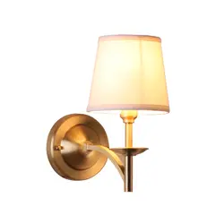 Кунг-американском стиле Кунг-медные бра E14 3 Вт светодио дный лампа латунь бра моды спальня гостиная теплые украсить свет