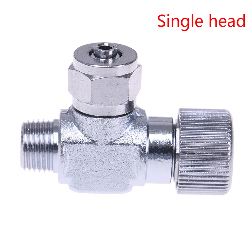 Single Head 1 шт. Аквариум CO2 счетчик пузырьковый клапан-регулирующий рассеиватель одноступенчатый двухголовый - Цвет: Single Head