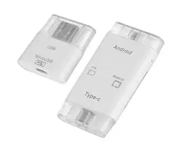 USB 3.1 Тип-C USB 2.0 Micro USB HUB TF SD Card Reader Combo адаптер для Android