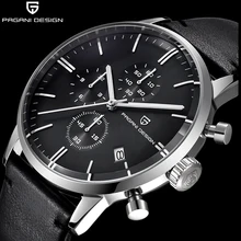 Top Brand Luxury PAGANI Design Chronograph Leather Men’s Watches Quartz Fashion Sport Military Wristwatch Men relogio masculino
